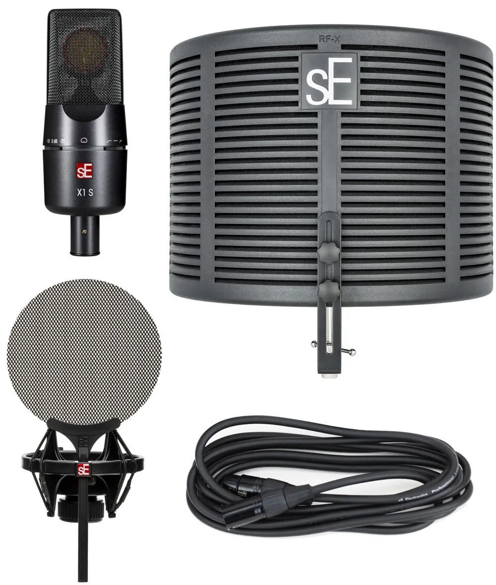 sE Electronics X1 S Studio Bundle With RF-X Reflection Filter