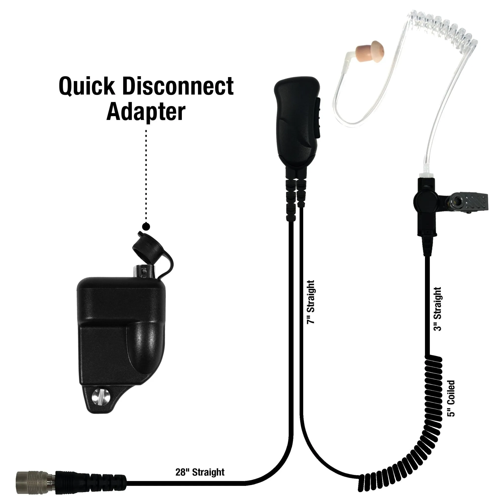 Sheepdog Quick Disconnect Lapel Mic, Harris XL45P XL95P