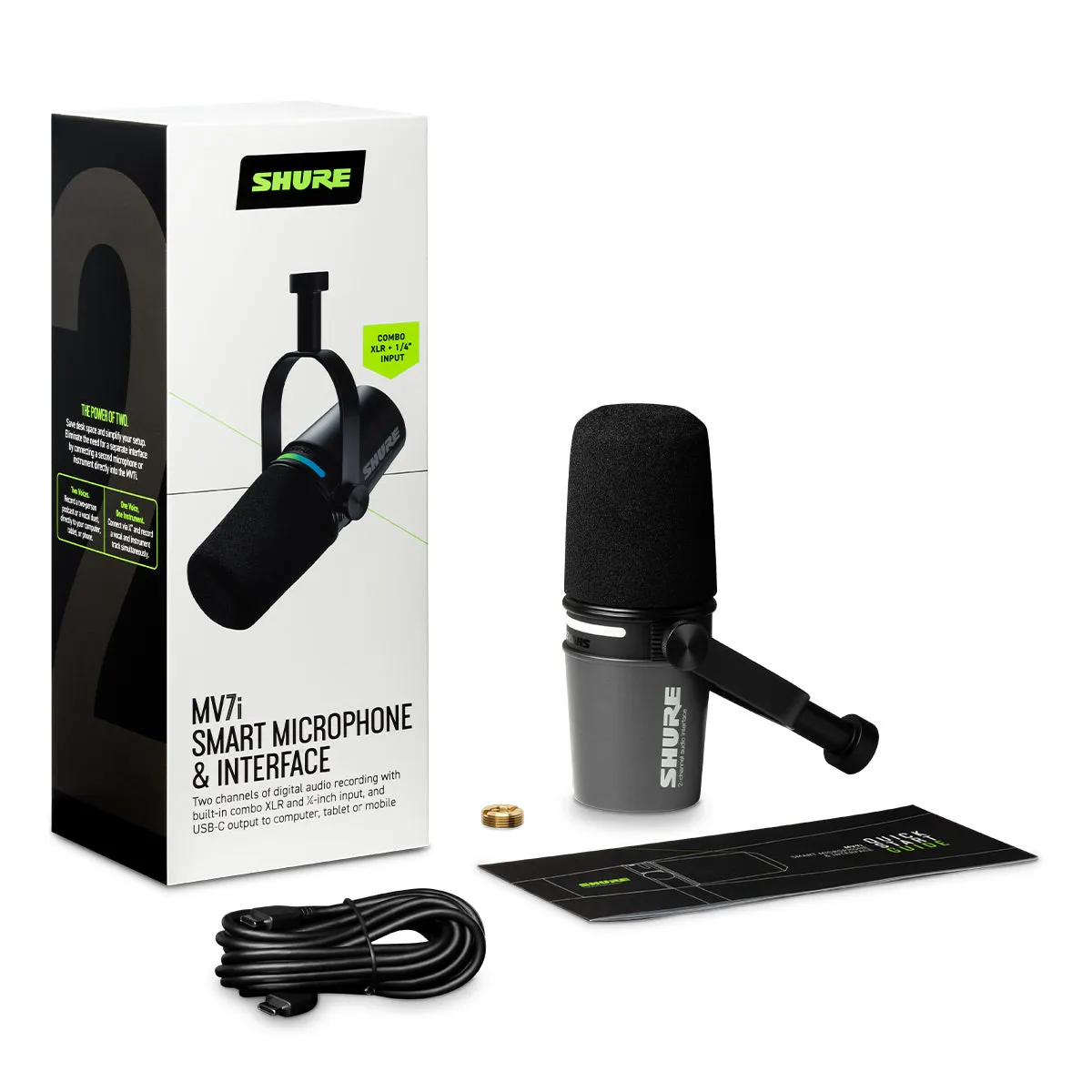 Shure MV7i USB-C Dynamic Microphone & Interface