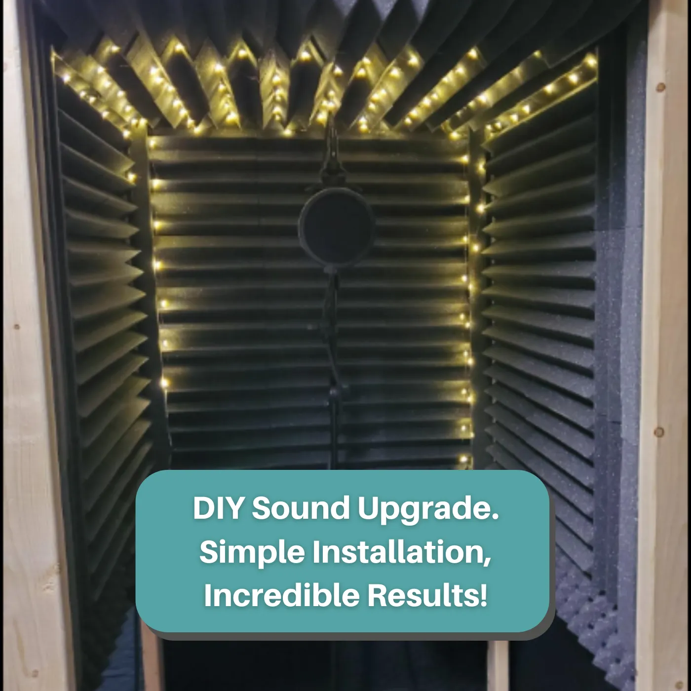 Small Vocal Booth Acoustic Foam Bundle - DIY Vocal Booth Acoustic Treatment
