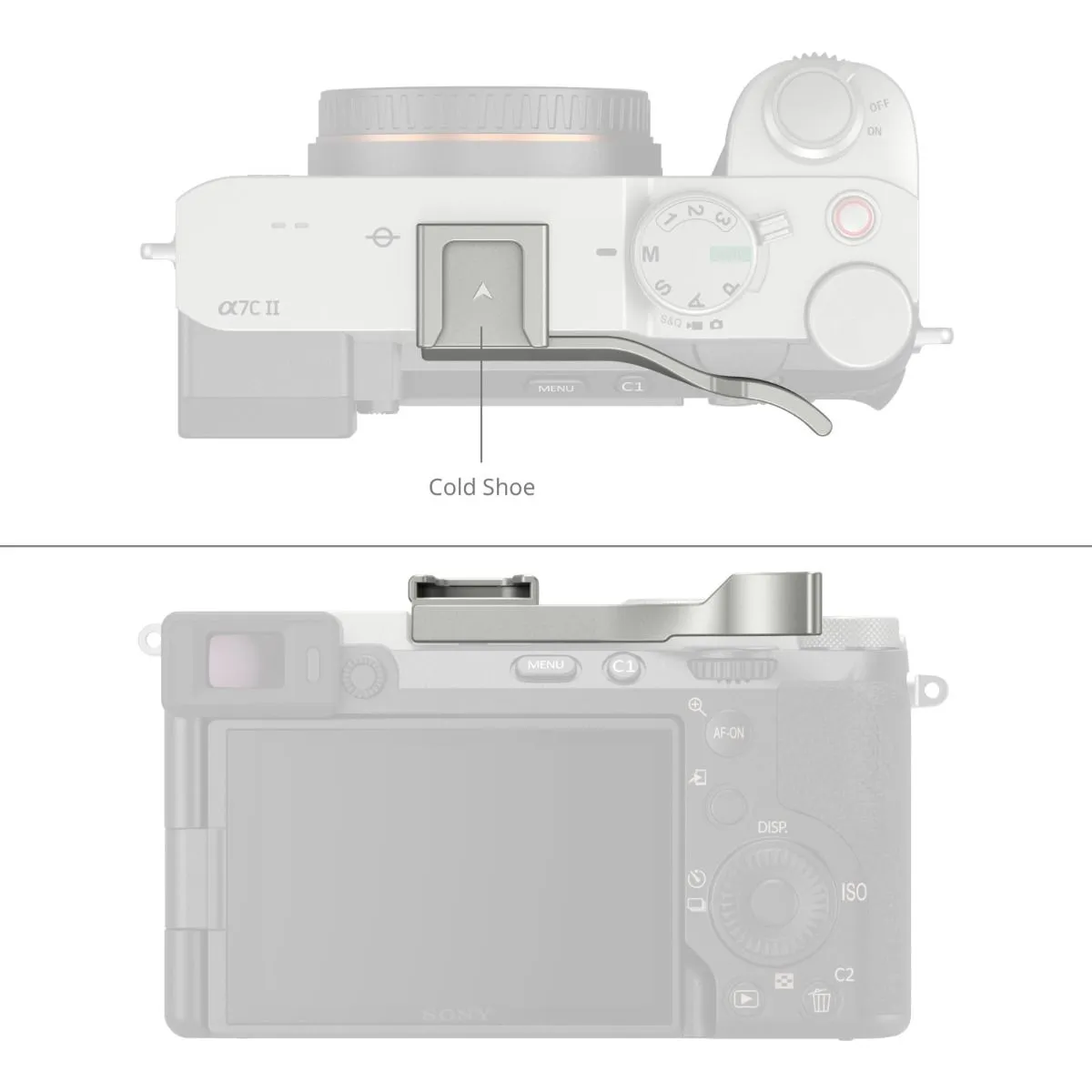 SmallRig Thumb Grip for Sony Alpha 7C II / Alpha 7CR / Alpha 7C (Silver) 4818