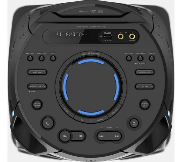 SONY MHC-V73D Bluetooth Megasound Party Speaker - Black