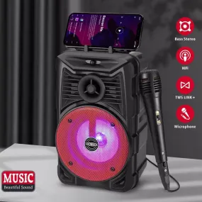 Soonbox Karaoke Bluetooth Speaker With Microphone - S5