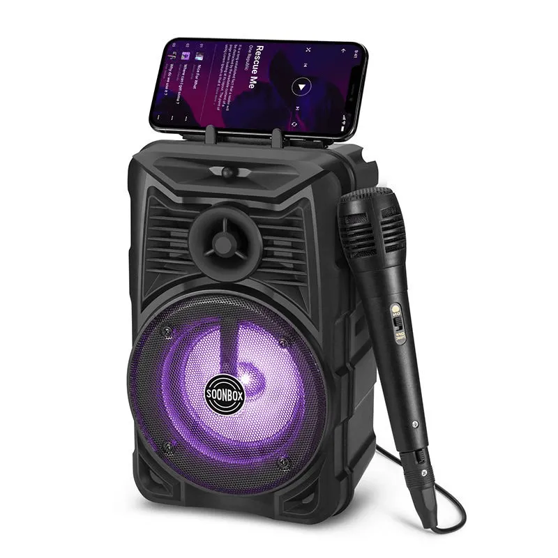 Soonbox Karaoke Bluetooth Speaker With Microphone - S5