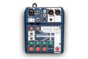 Soundcraft NOTEPAD-5 Small-Format Analog Mixing Console w/ USB I/O