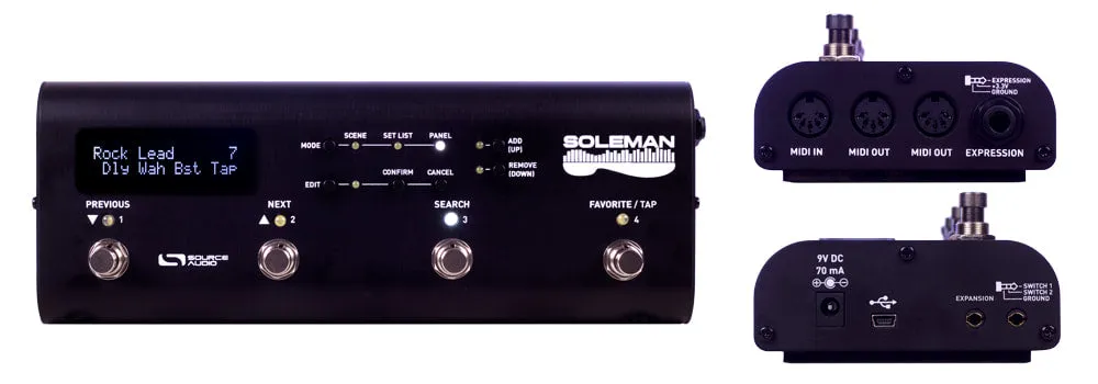 Source Audio Soleman Midi Foot Controller