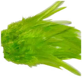 Strung Rooster Saddles, Green/White