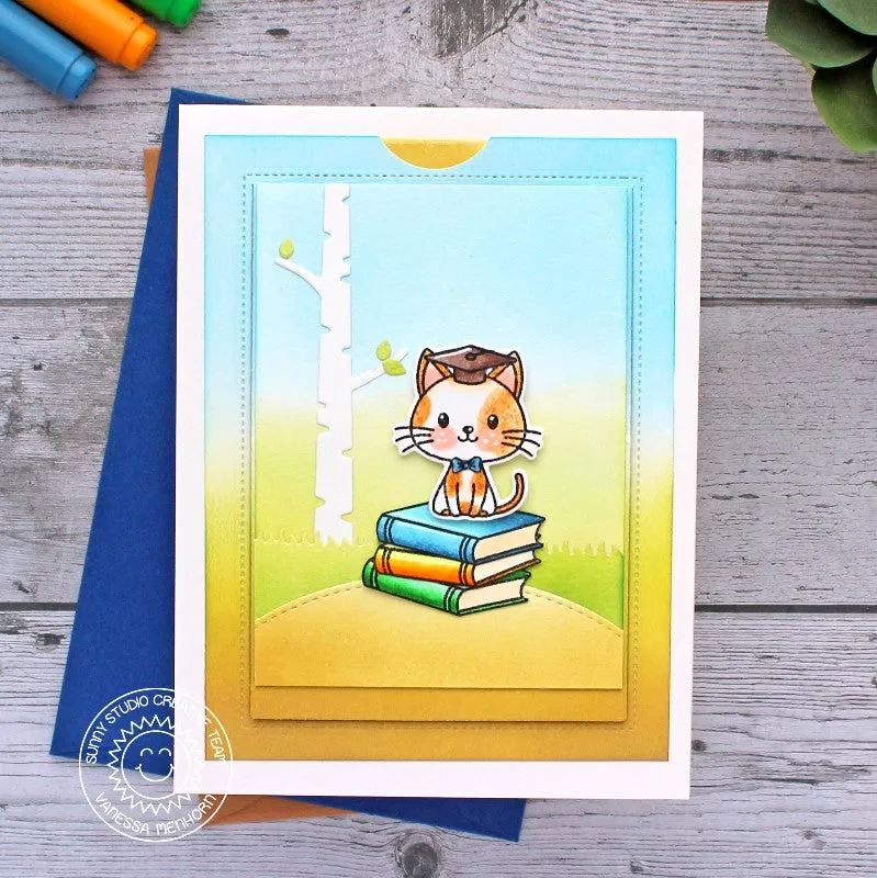 SUNNY STUDIO: Grad Cat | Sunny Snippets