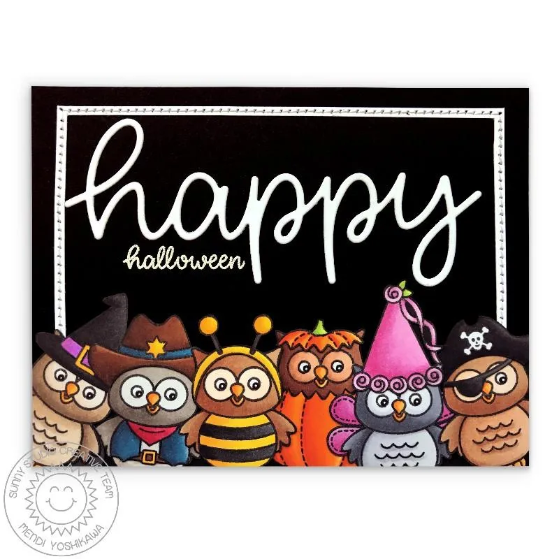SUNNY STUDIO: Happy Word Sunny Snippets