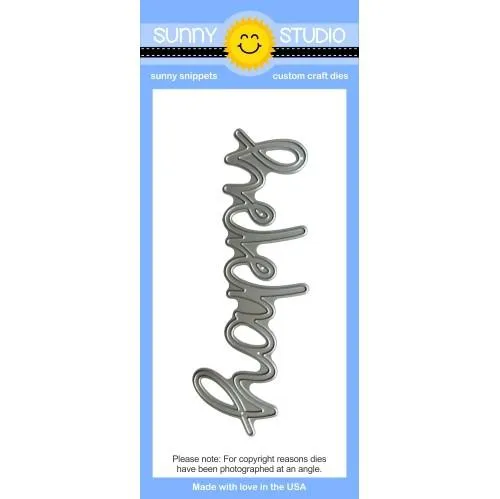 SUNNY STUDIO: Happy Word Sunny Snippets