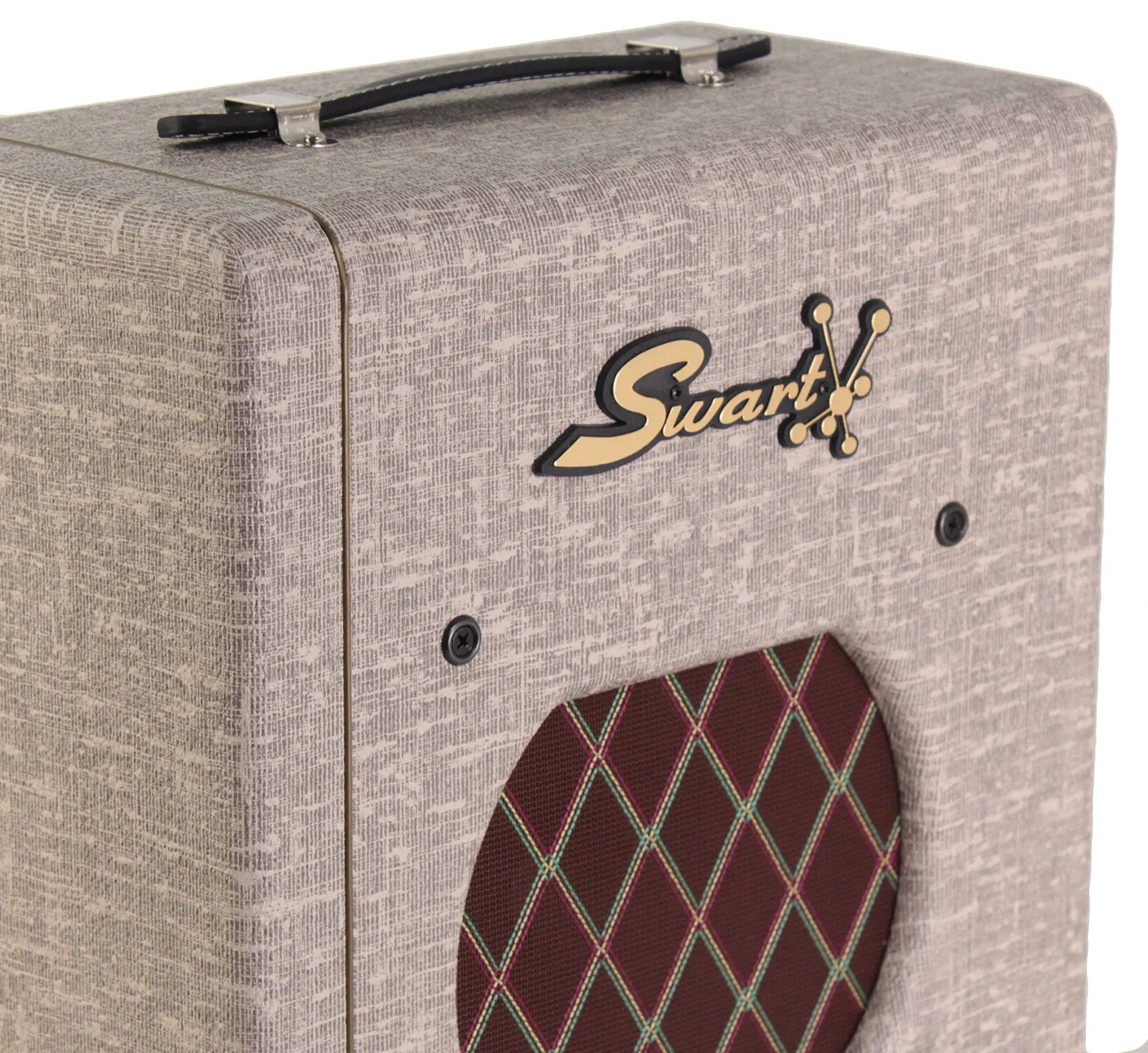 Swart Space Tone 6V6se Amp - Fawn Slub, Diamond Grille