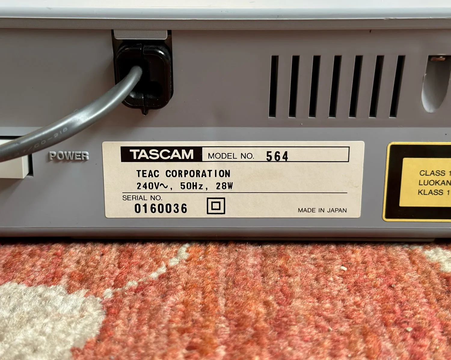 Tascam Digital Portastudio 564 Four-Track MiniDisc Recorder