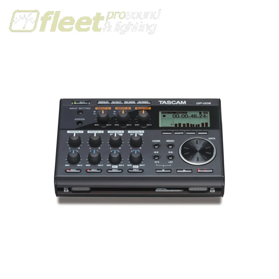 Tascam DP-006 Digital Pocketstudio 6-Track Recorder