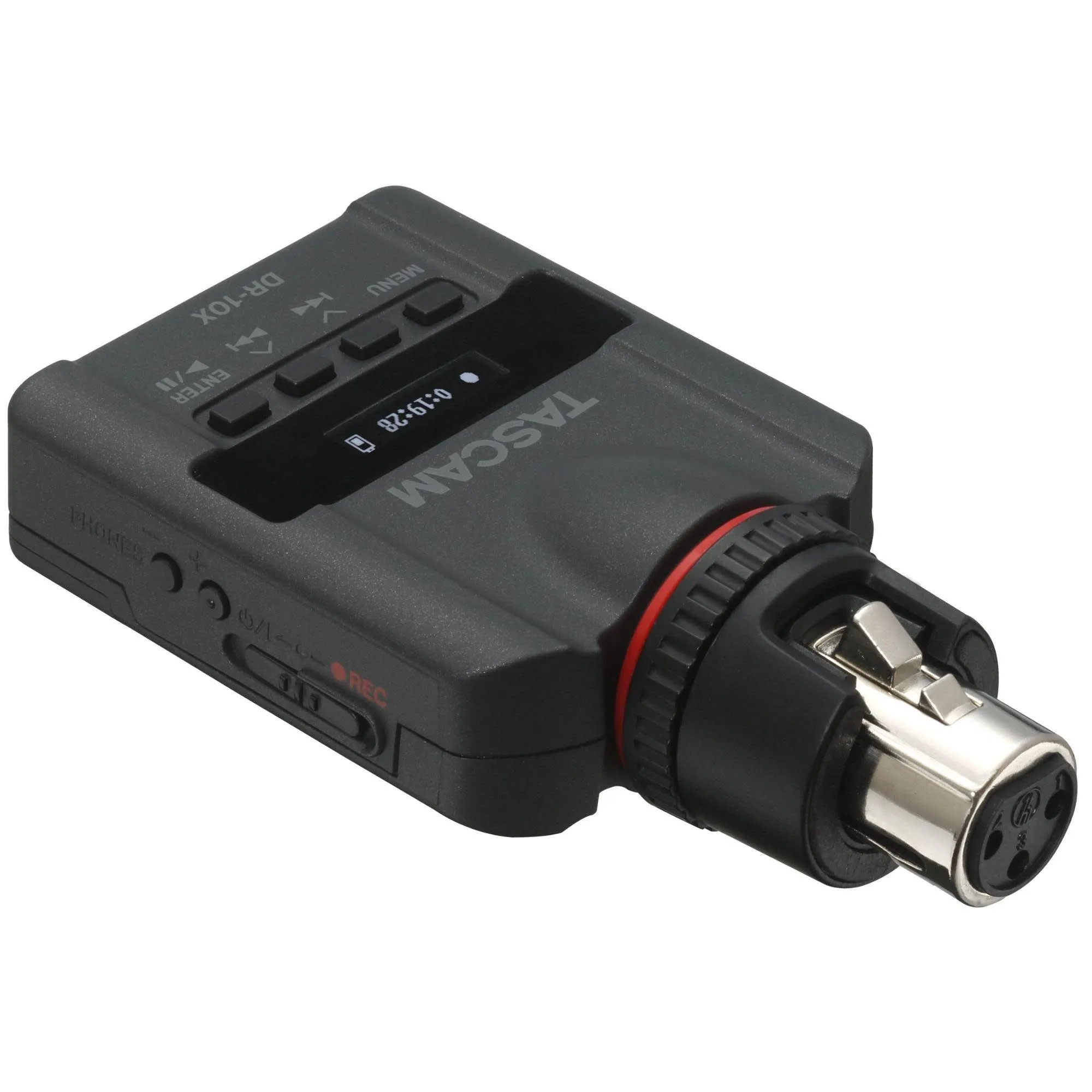 Tascam DR-10X Plug-On Linear PCM Digital Audio Recorder for XLR Microphones