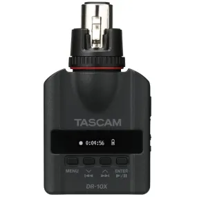 Tascam DR-10X Plug-On Linear PCM Digital Audio Recorder for XLR Microphones