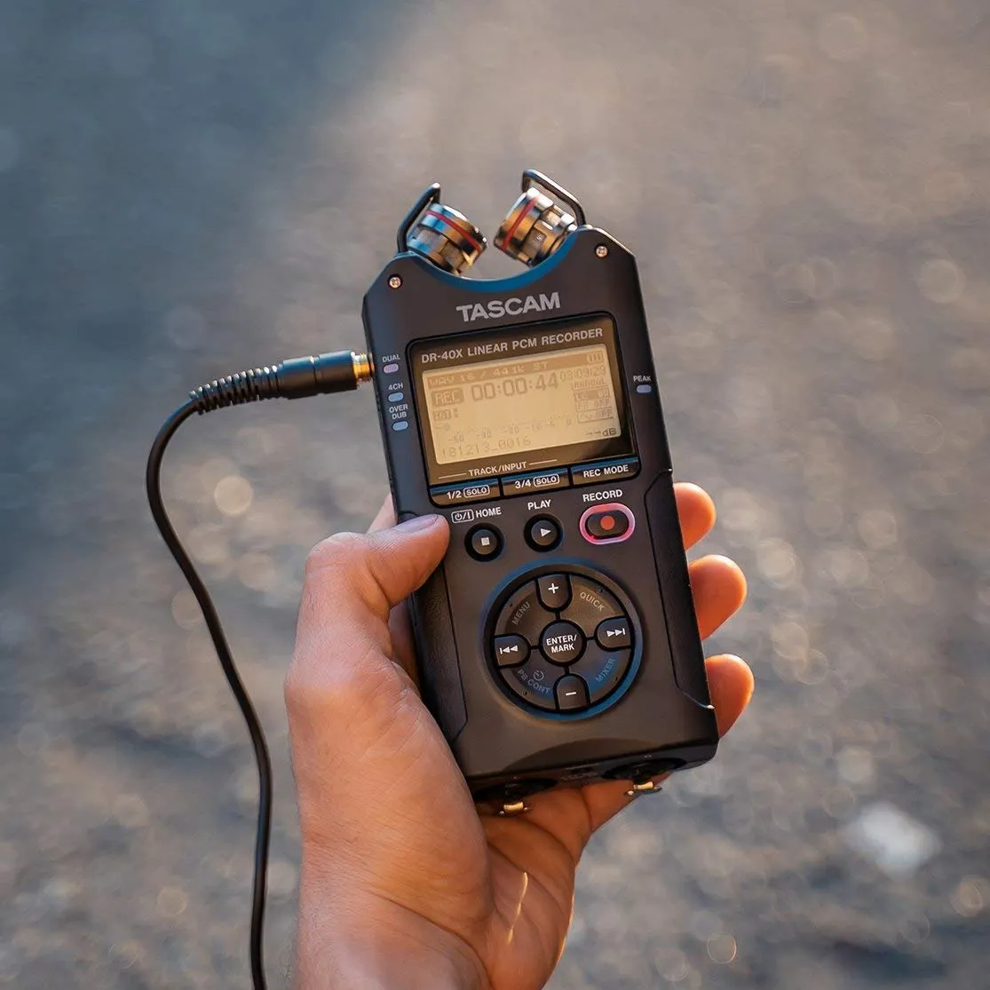 Tascam DR-40X Four-Track Digital Audio Recorder and USB Audio Interface