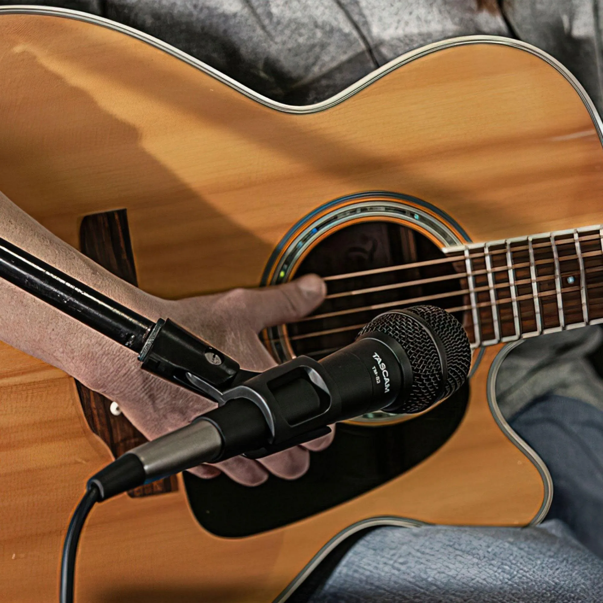 Tascam TM-82 Dynamic Microphone for Recording Stunning Vocals and Instruments