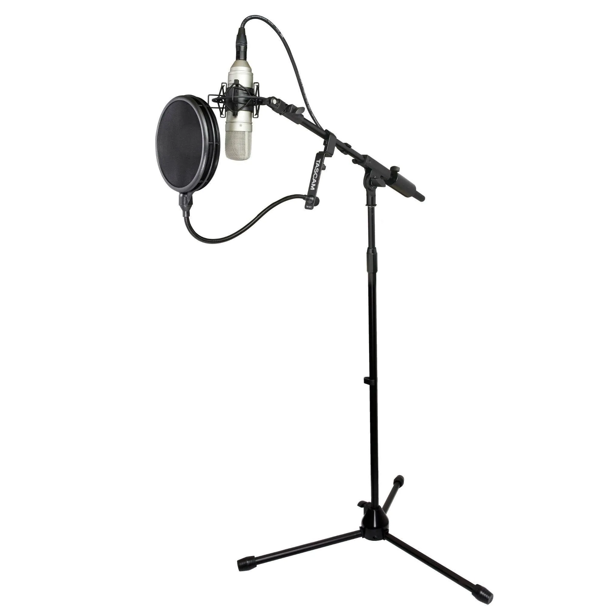 Tascam TM-AM1 Tripod Boom Microphone Stand With Counterweight
