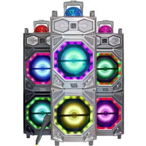 TOPTECH ANGEL-210 Portable Bluetooth Speaker with Dynamic Lights & Disco Ball