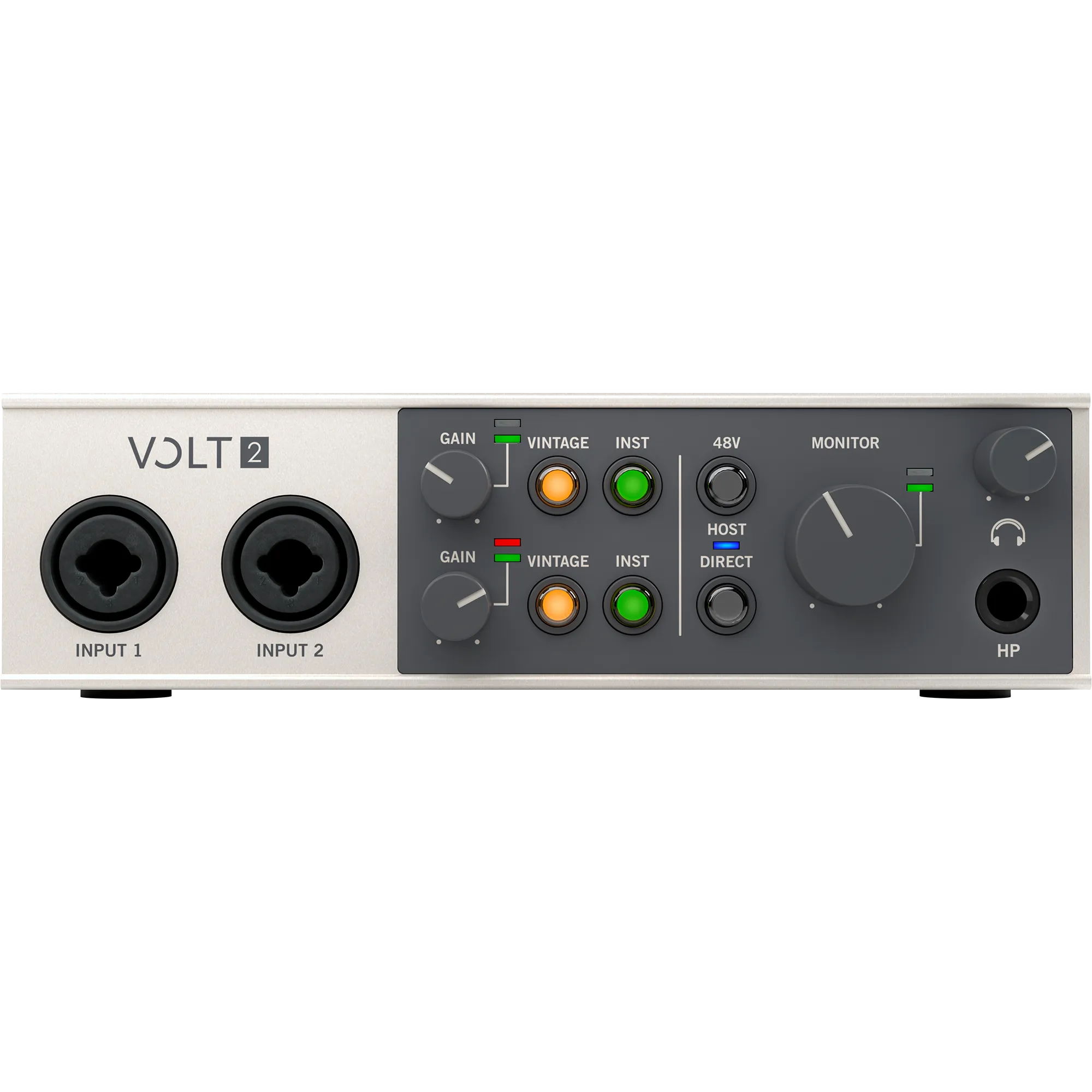 Universal Audio Volt 2 2-In/2-Out USB 2.0 Audio Interface With Volt Audio Software Suite