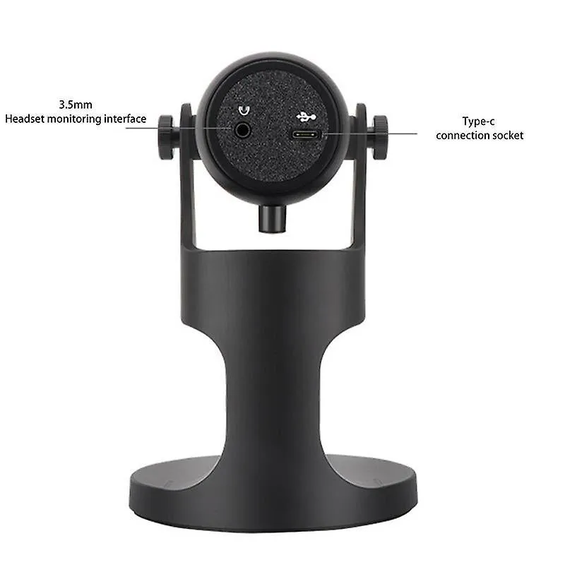 Usb Plug And Play Gaming Condenser Microphone Mc-Pw9