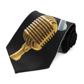 Vintage Microphone Necktie