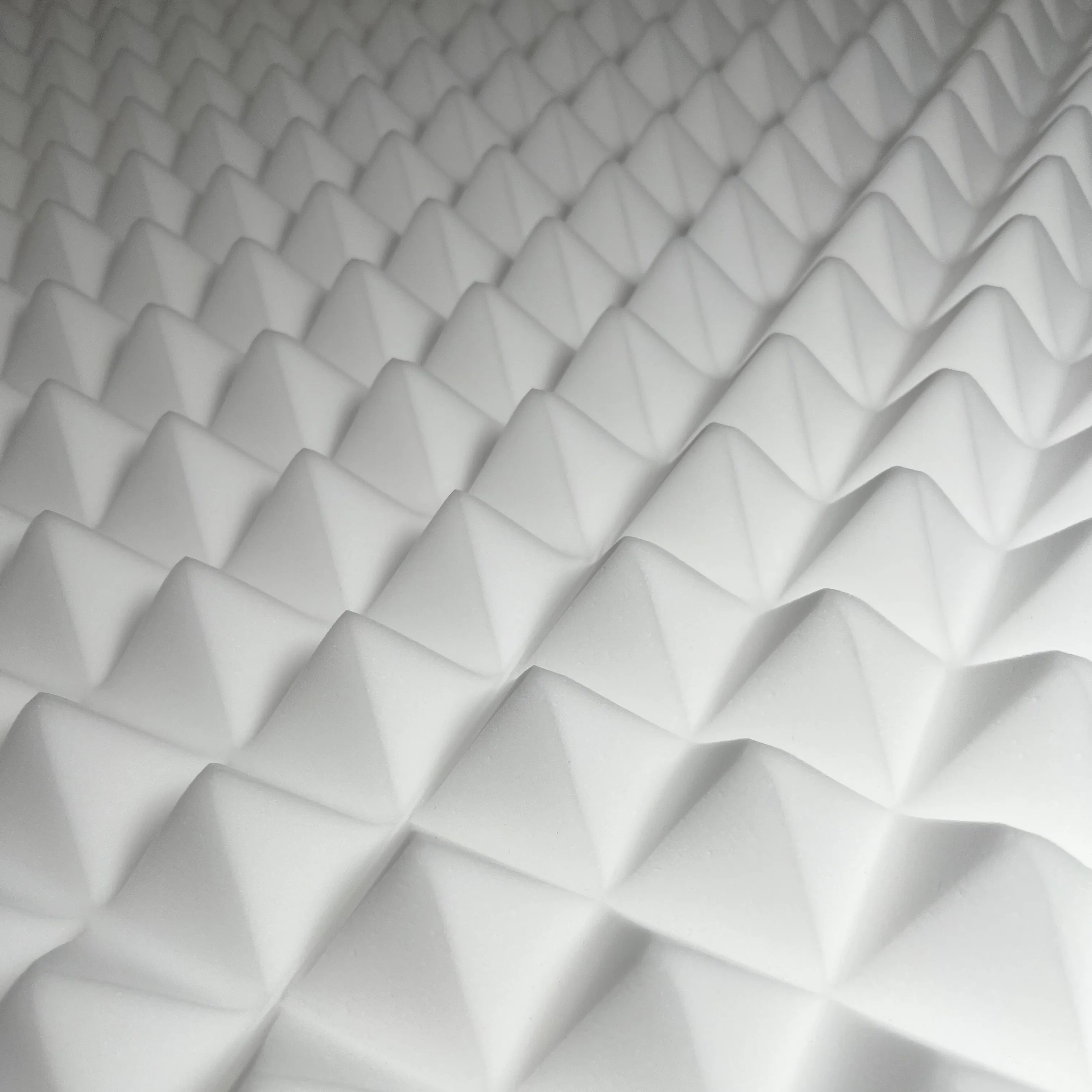 White Acoustic Foam Panels - 12x12x2.5"