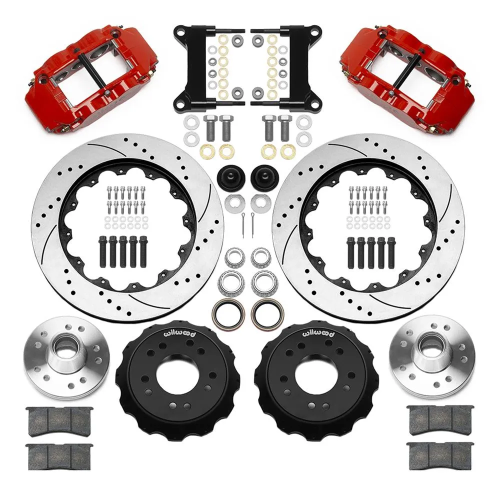 Wilwood Forged Narrow Superlite 6R Big Brake Front Brake Kits 140-15950-DR