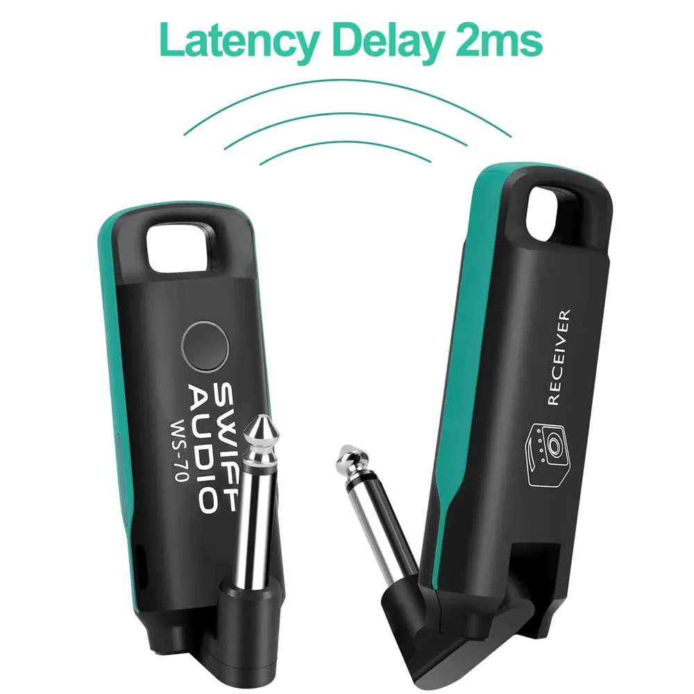 WS-70 Wireless Ukulele Transmitter & Receiver Easy to use Plug & play.