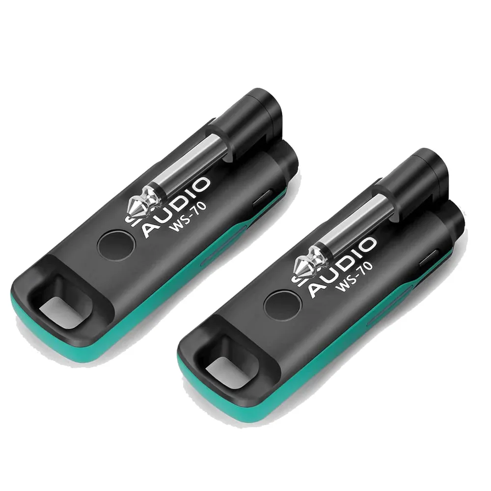 WS-70 Wireless Ukulele Transmitter & Receiver Easy to use Plug & play.