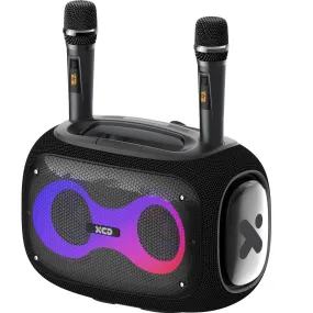 XCD Bluetooth Karaoke Machine X-Bass with Dual Microphones