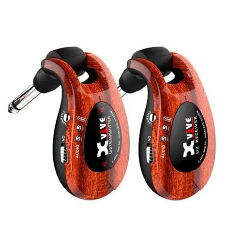 XVIVE U2 Wood Guitar Wireless System 2.4GHZ