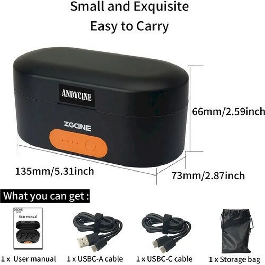 ZGCINE ZG-R30 Charging Case for Rode Wireless GO I & II Microphone System