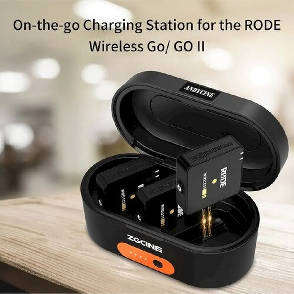 ZGCINE ZG-R30 Charging Case for Rode Wireless GO I & II Microphone System