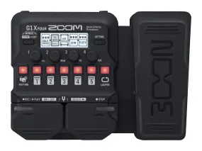 Zoom G1X FOUR Guitar Multi-Effects Processor with Expression Pedal, With 70  Built-in Effects, Amp Modeling, Looper, Rhythm Section, Tuner, Battery Powered