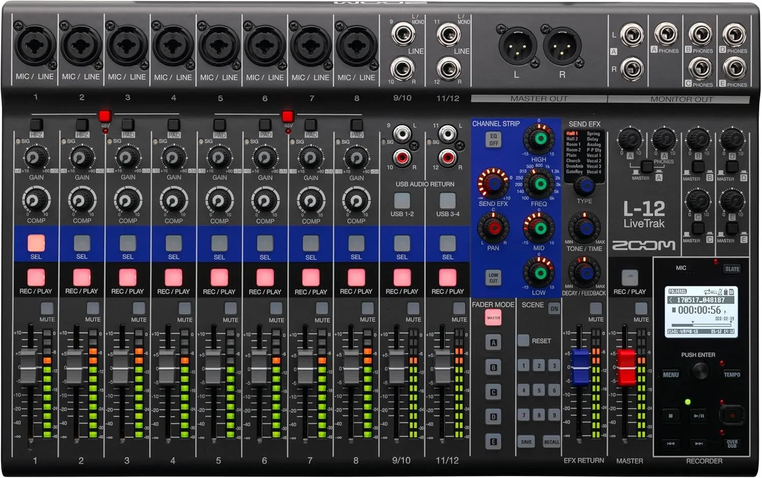 Zoom LiveTrak L-12 Digital Mixer/Recorder