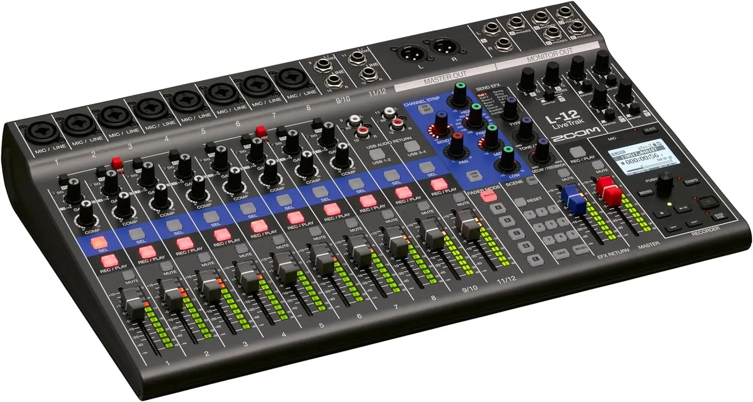 Zoom LiveTrak L-12 Digital Mixer/Recorder